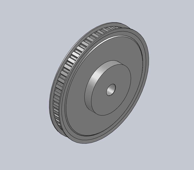 小凸缘型梯形齿同步带轮L型[SLDC-50-050-dc16-D]